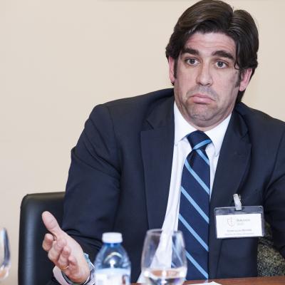 Víctor Lucas Olmedo, Director del Área Laboral de Muñoz Arribas Abogados, durante su intervención