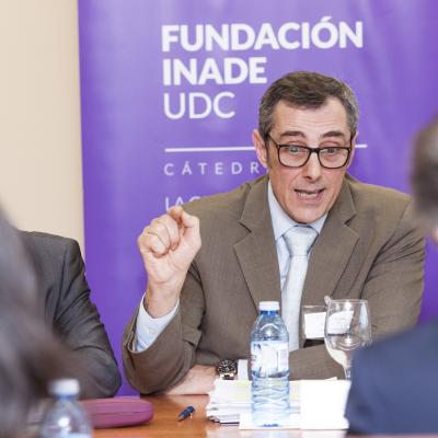 Ricardo Ron Latas, Magistrado de la Sala de lo Social, Tribunal Superior de Xustiza de Galicia, durante su intervención