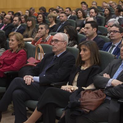 Al acto asistieron, además de los allegados de los alumnos, algunos de los docentes del curso y personas vinculadas a la gerencia de riesgos en Galicia